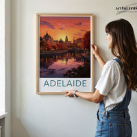 Adelaide Poster - Australia Wall Art