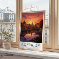 Adelaide Poster - Australia Wall Art
