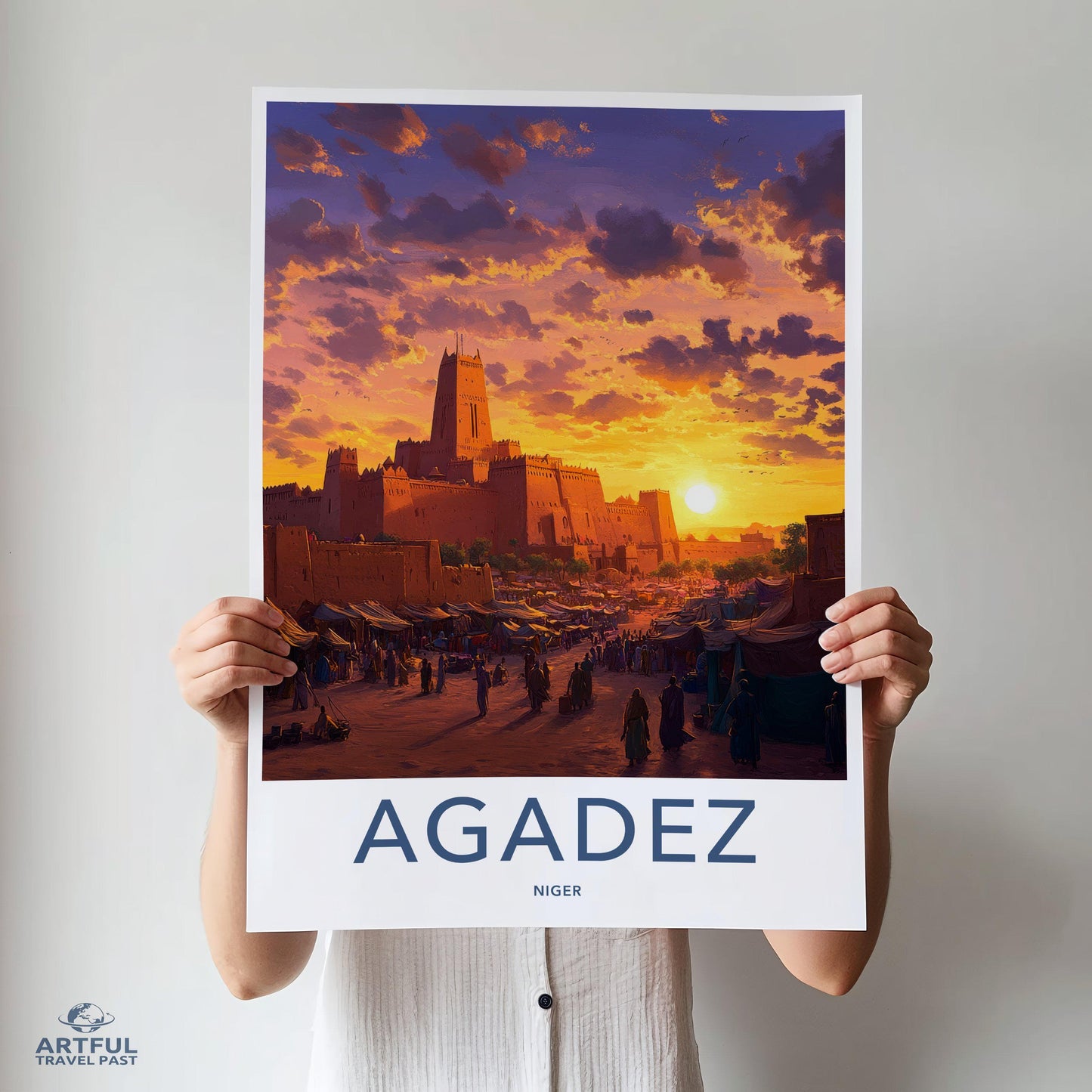Agadez Poster - Niger Wall Art