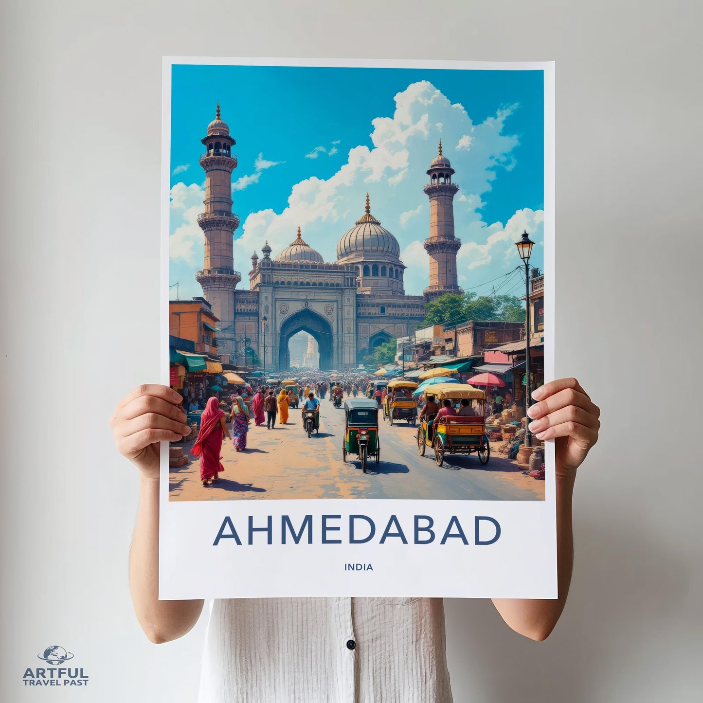 Ahmedabad Poster - India Wall Art