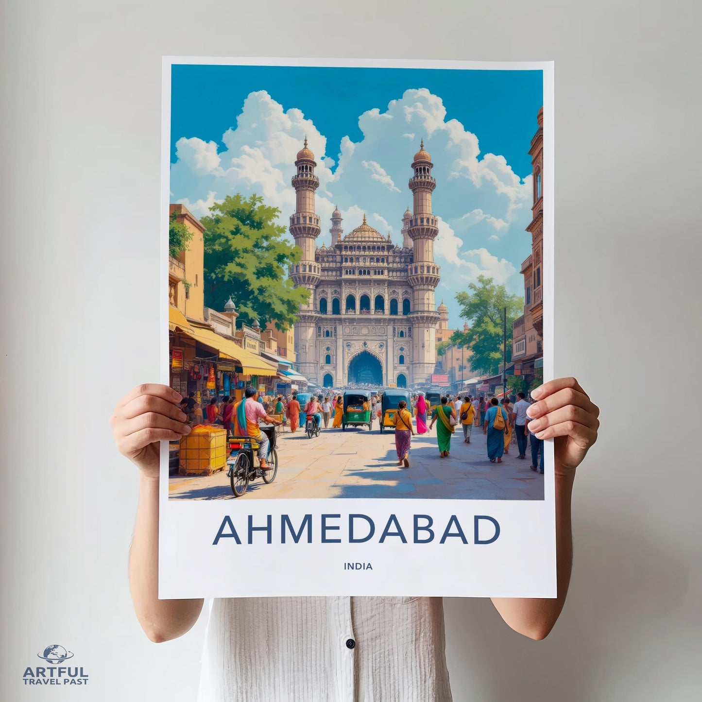 Ahmedabad Poster - India Wall Art
