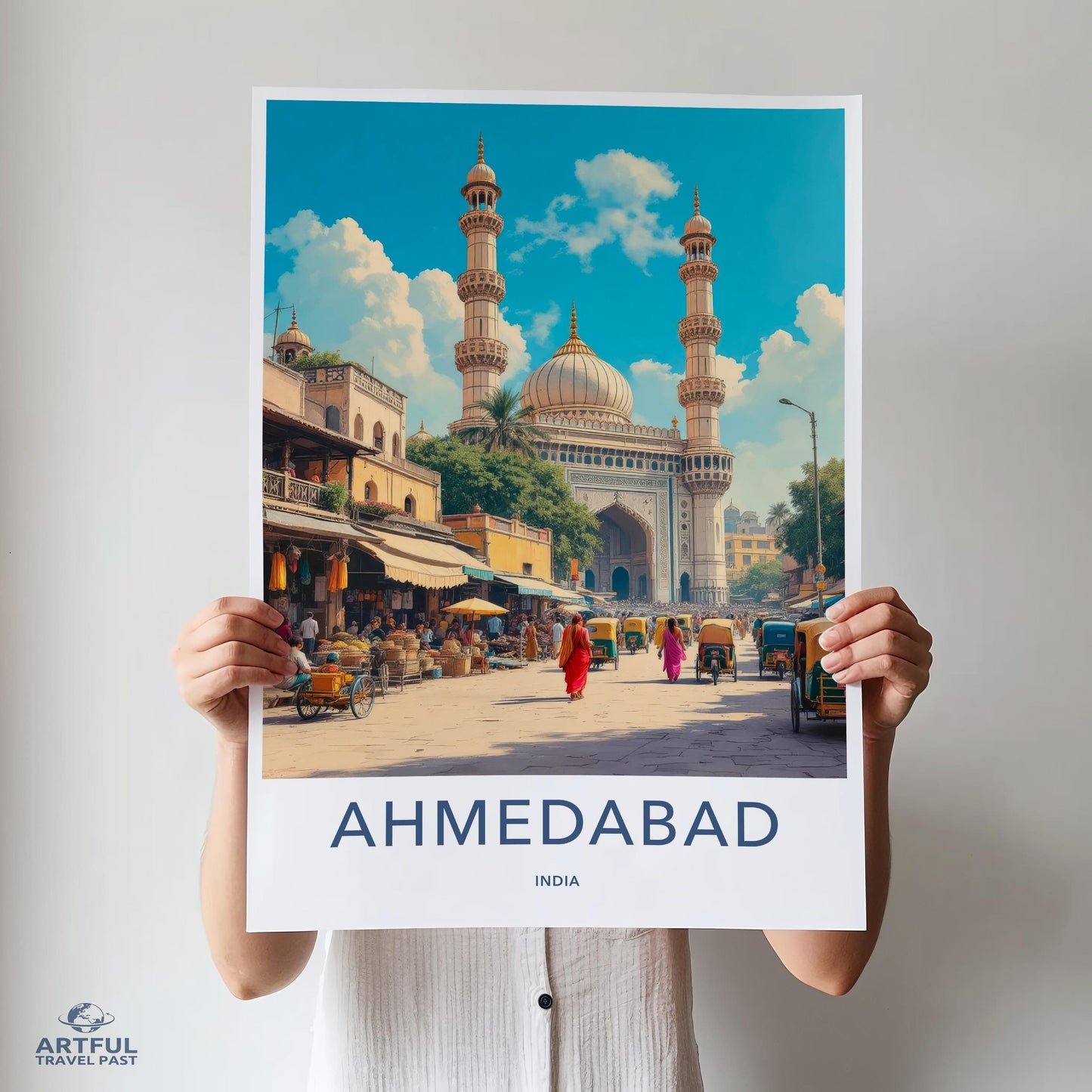 Ahmedabad Poster - India Wall Art