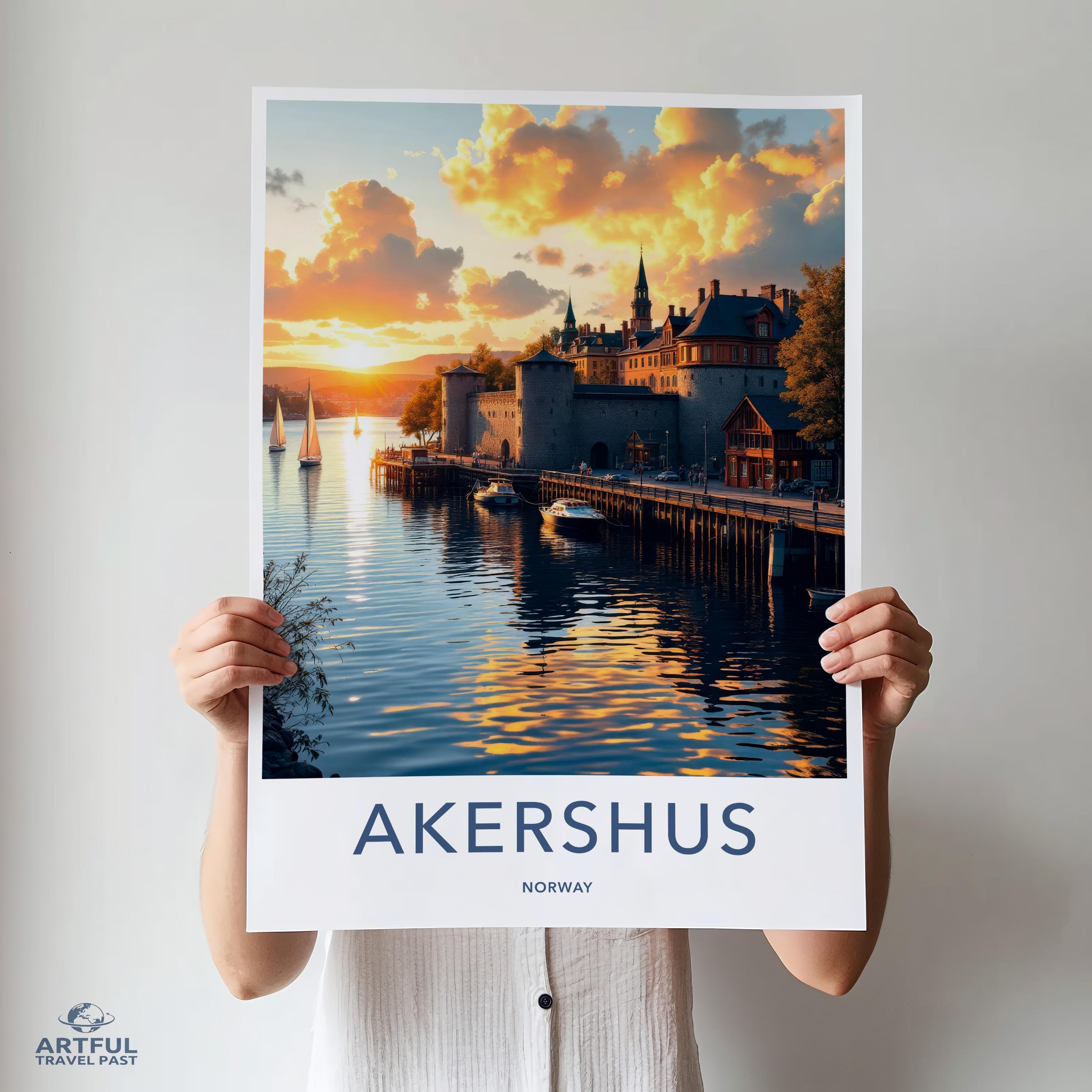 Akershus Poster - Norway Wall Art
