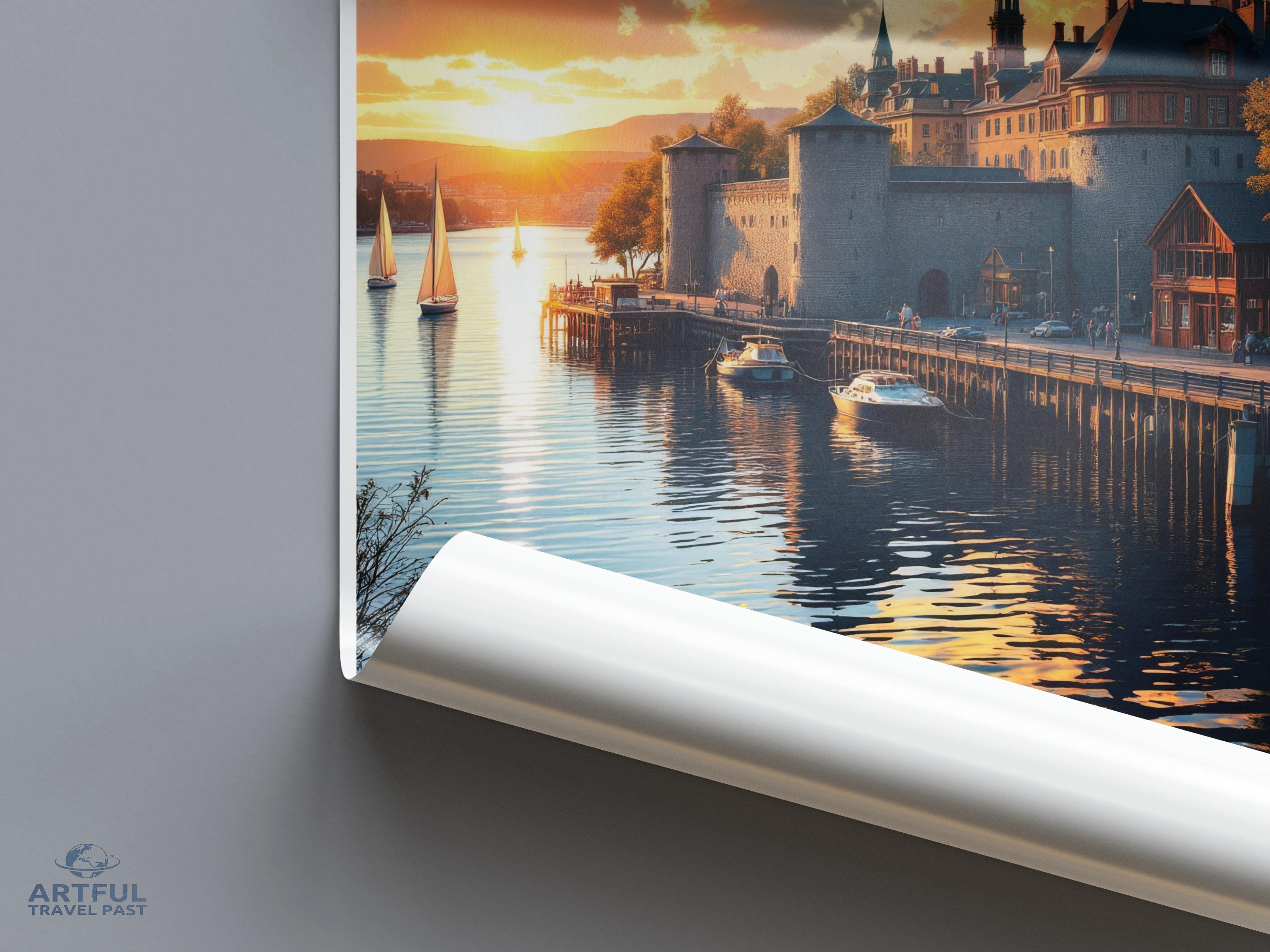 Akershus Poster - Norway Wall Art