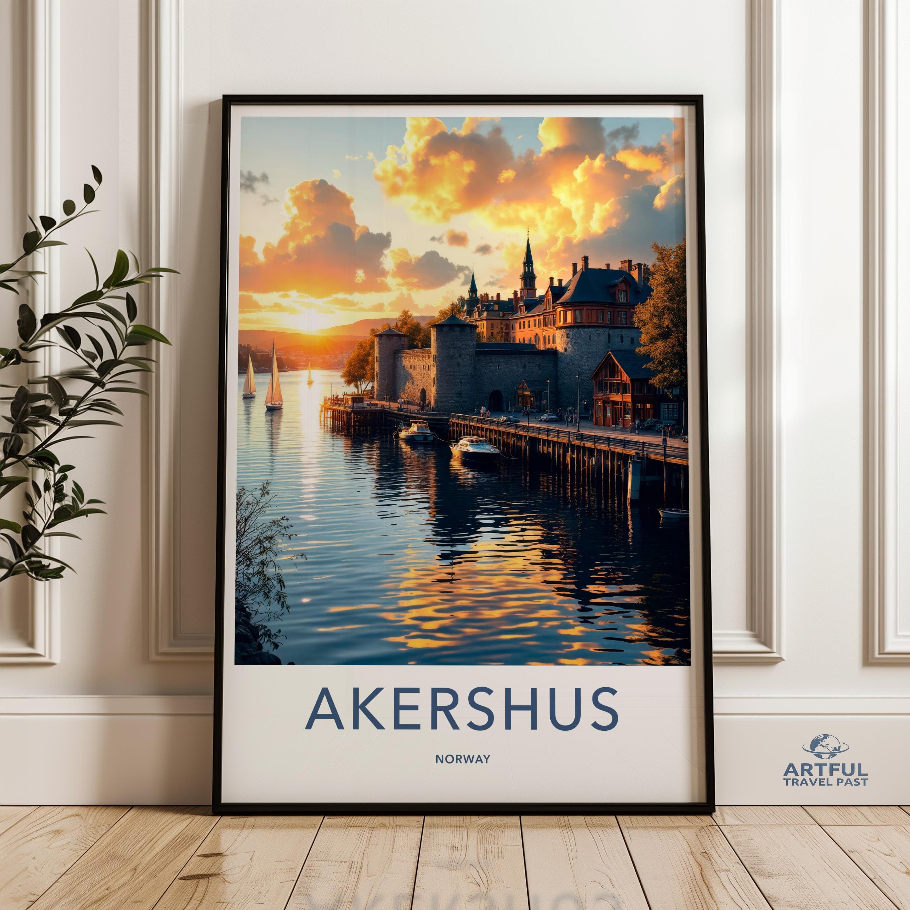 Akershus Poster - Norway Wall Art