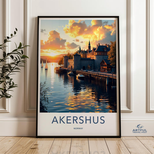 Akershus Poster - Norway Wall Art