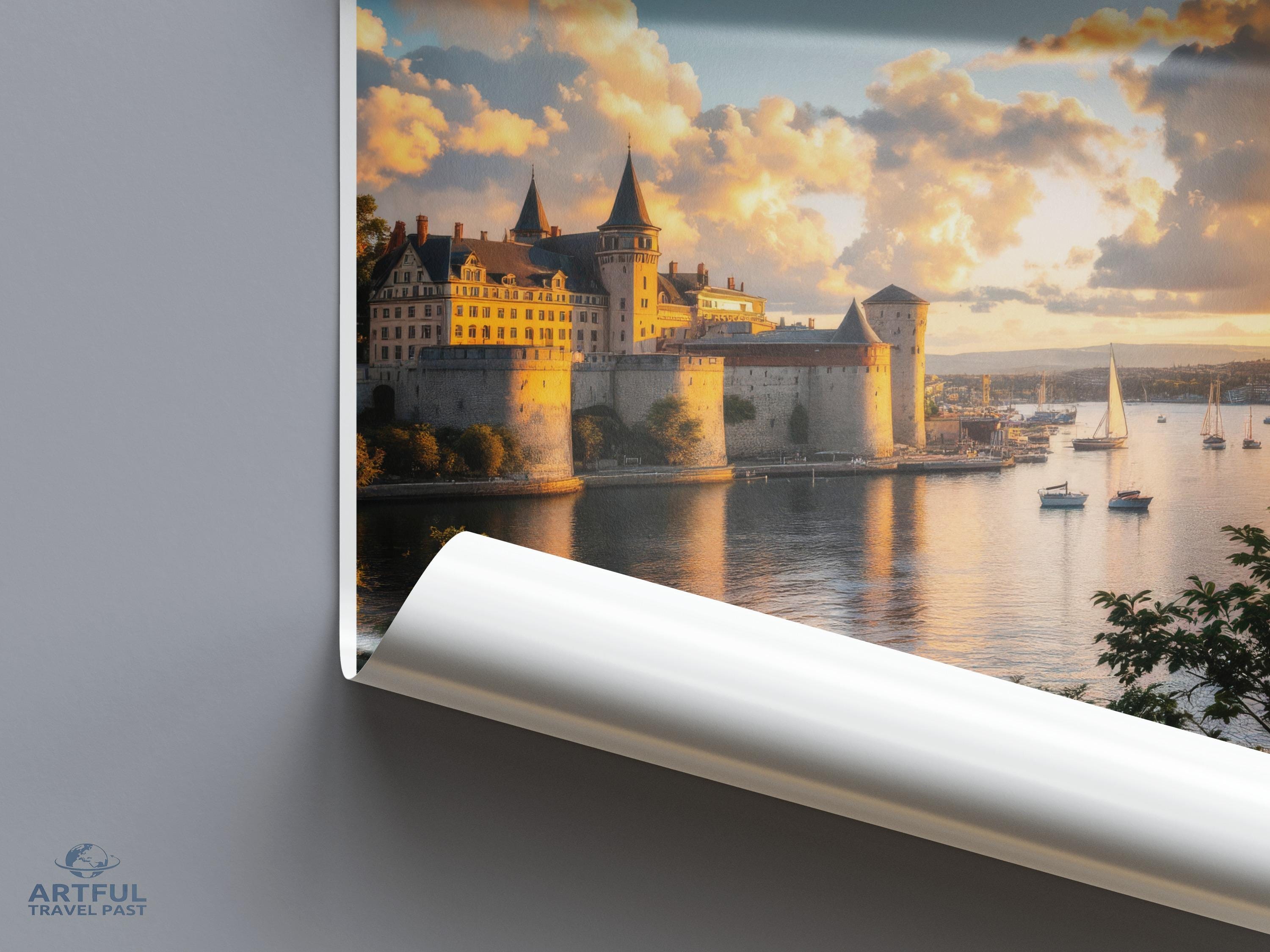 Akershus Poster - Norway Wall Art