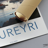 Akureyri Poster - Iceland Wall Art