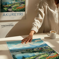 Akureyri Poster - Iceland Wall Art