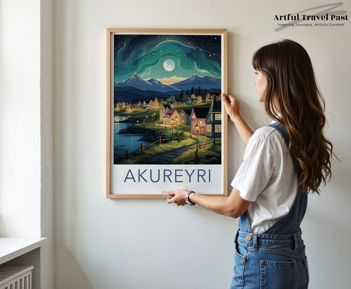 Akureyri Poster - Iceland Wall Art