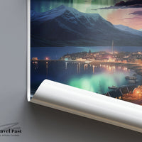 Akureyri Poster - Iceland Wall Art