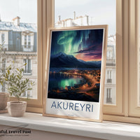 Akureyri Poster - Iceland Wall Art