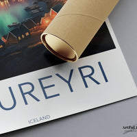 Akureyri Poster - Iceland Wall Art