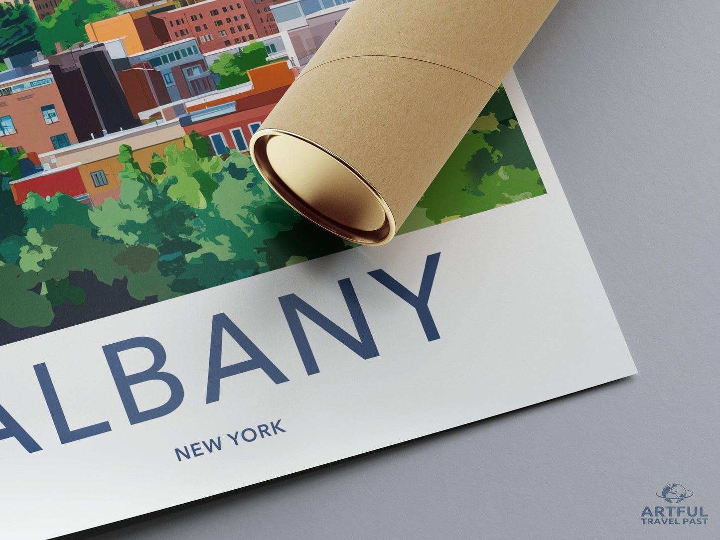 Albany Poster - New York Wall Art