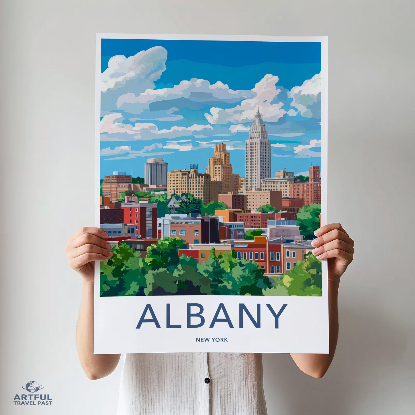 Albany Poster - New York Wall Art