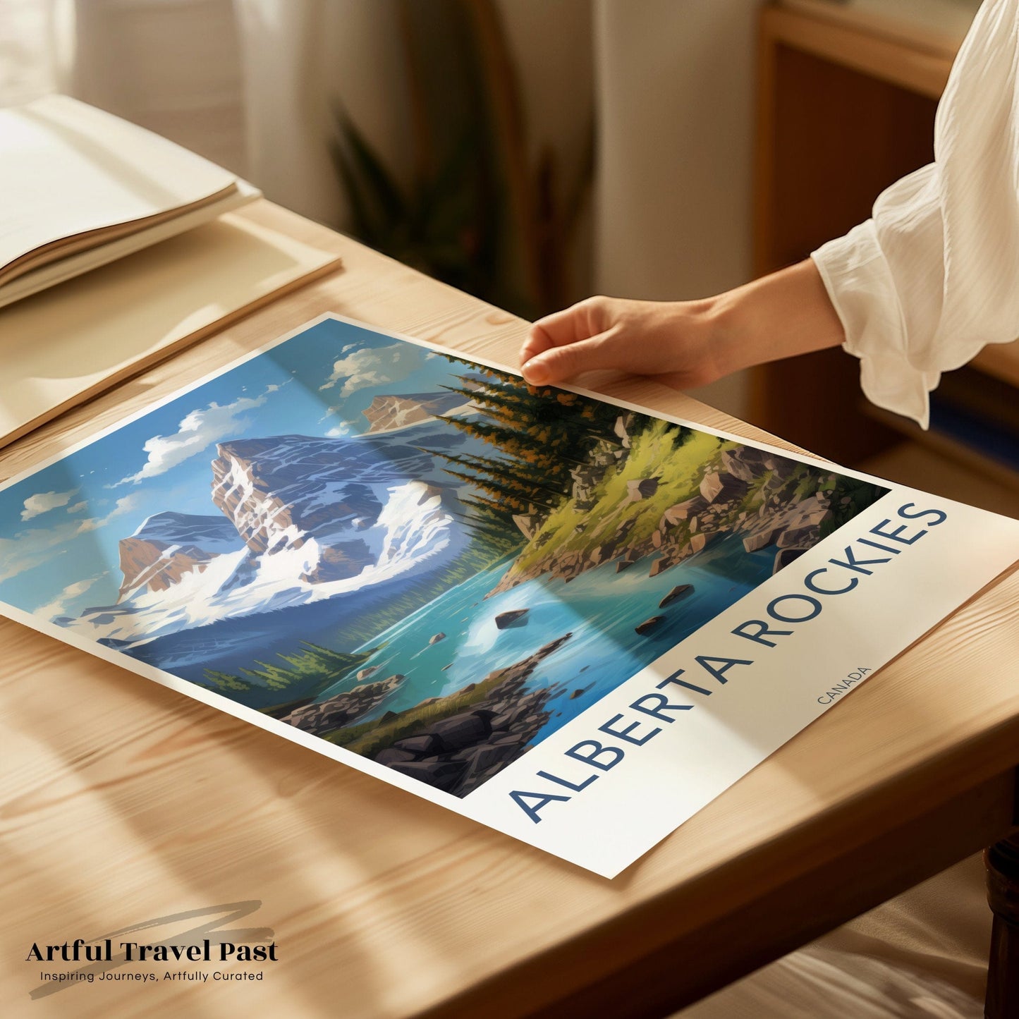 Alberta Rockies Poster - Canada Wall Art