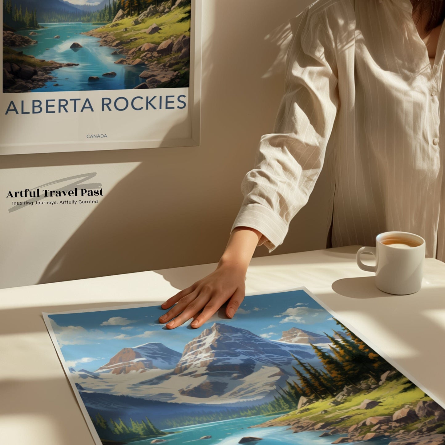 Alberta Rockies Poster - Canada Wall Art