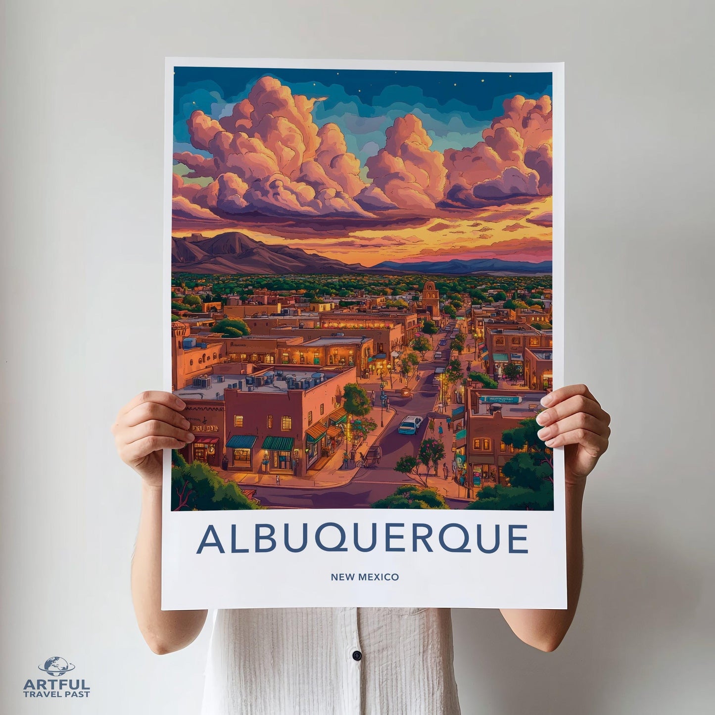 Albuquerque Poster - New Mexico Wall Art