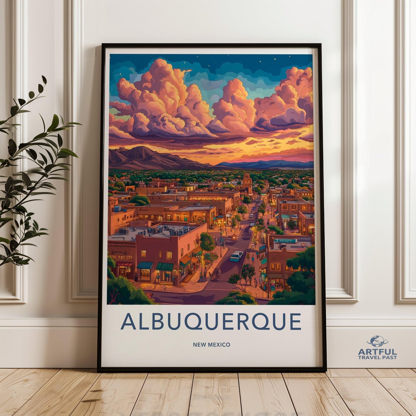 Albuquerque Poster - New Mexico Wall Art