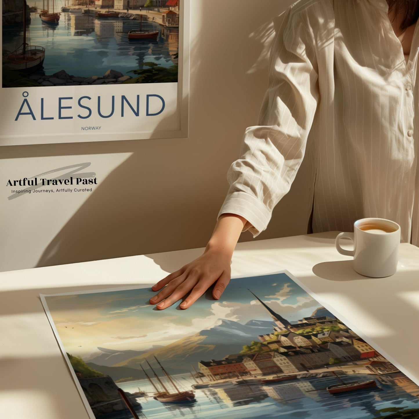 Ålesund Poster - Norway Wall Art