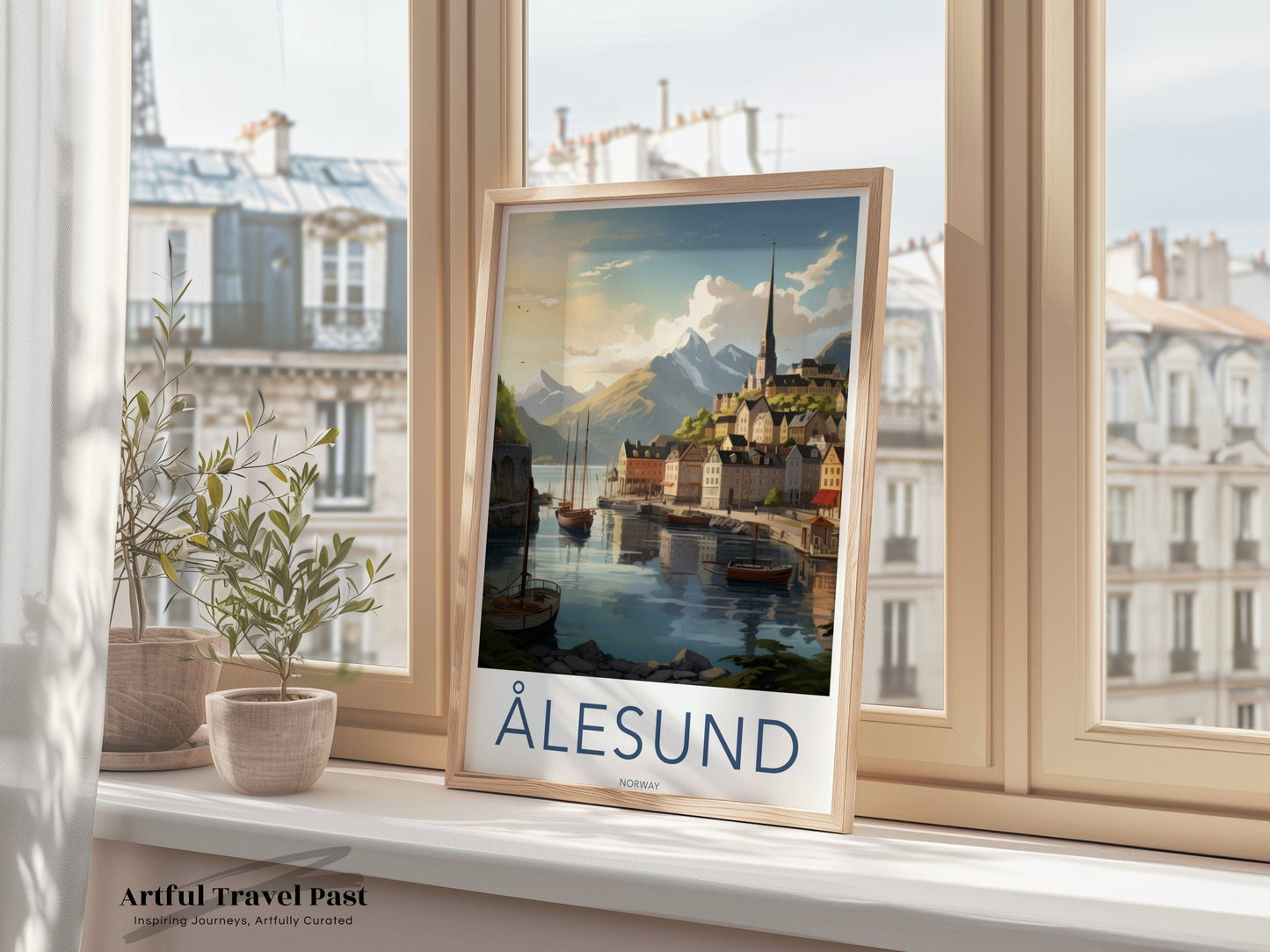 Ålesund Poster - Norway Wall Art