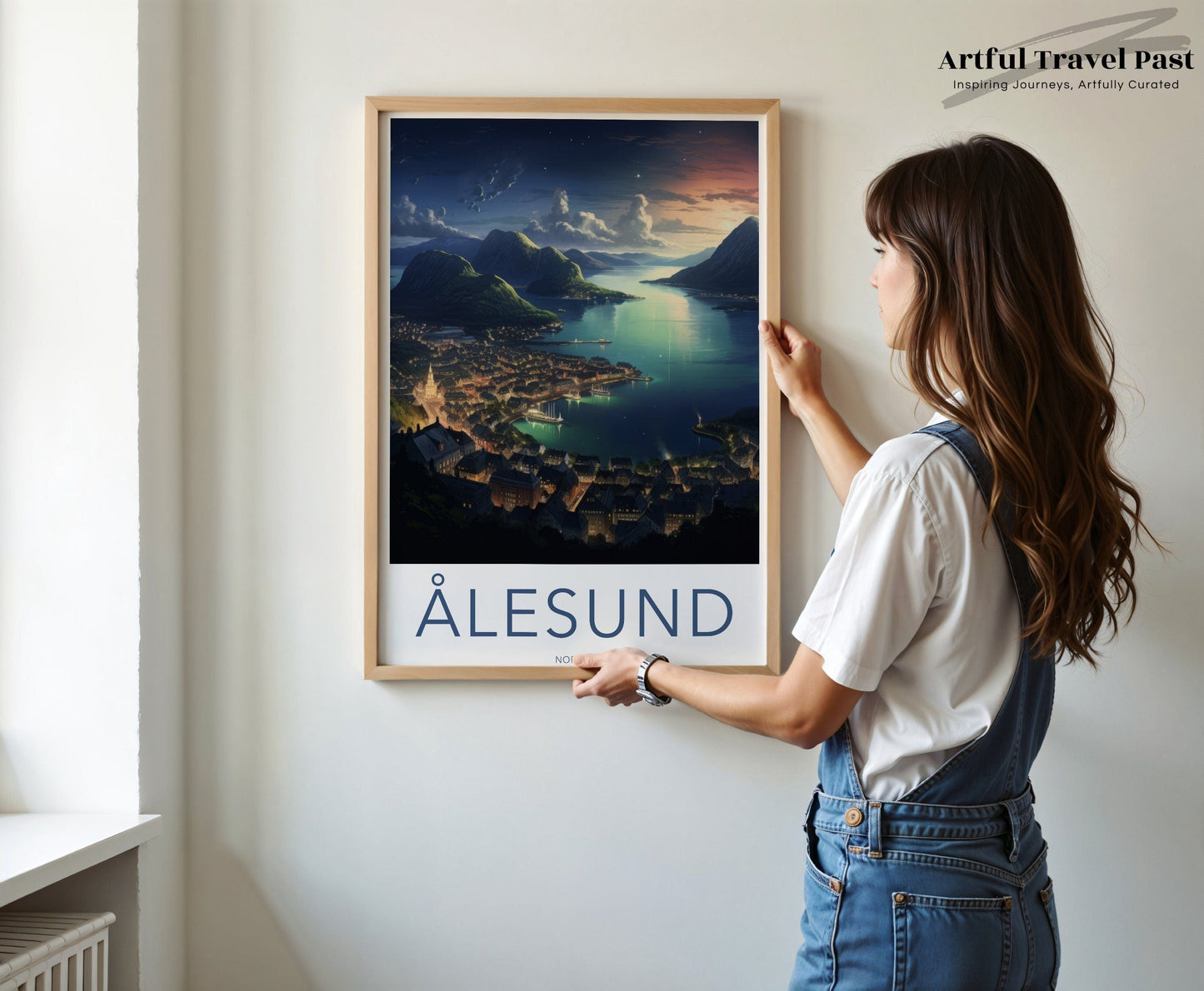 Ålesund Poster - Norway Wall Art