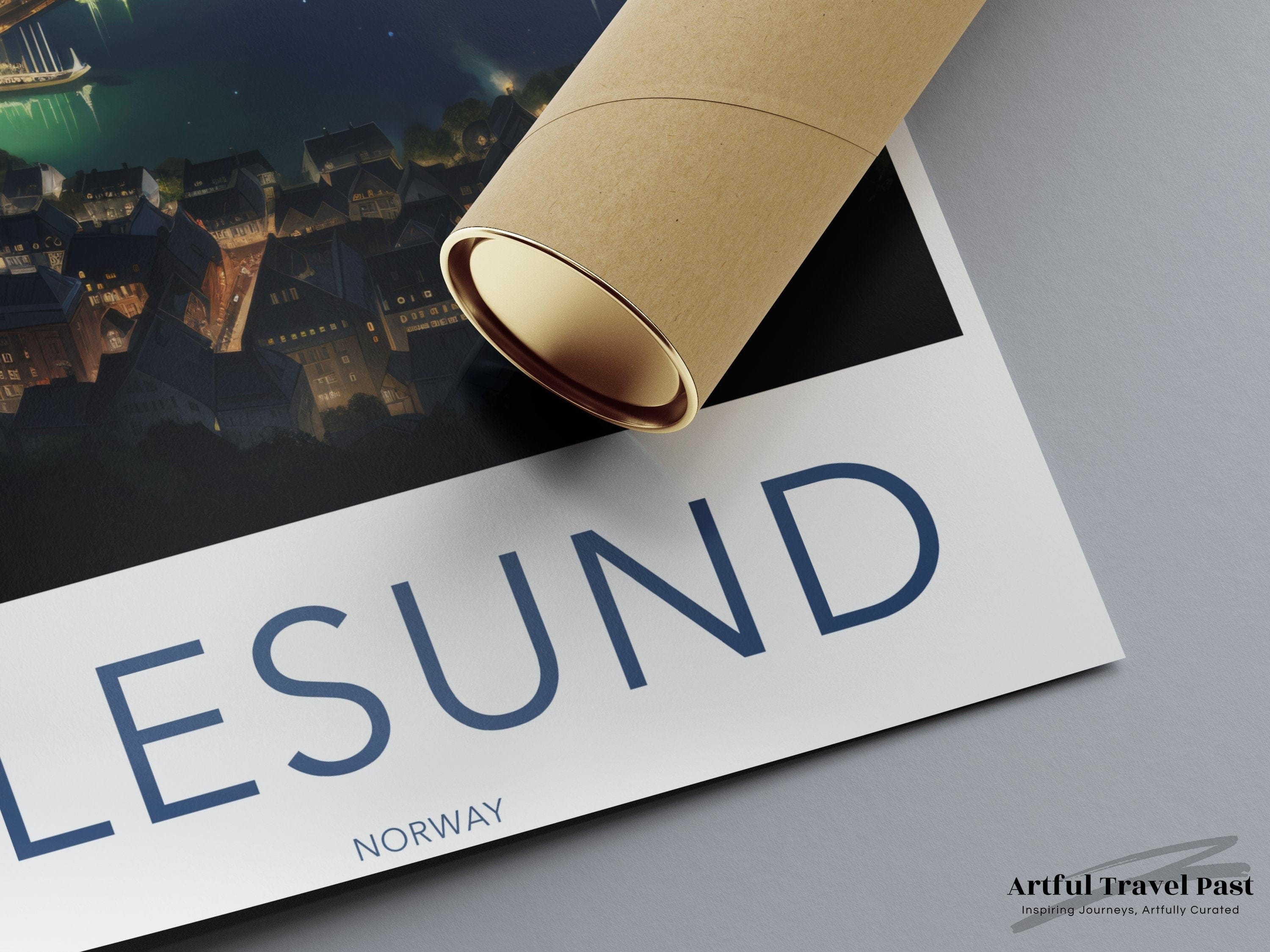 Ã…lesund Poster - Norway Wall Art