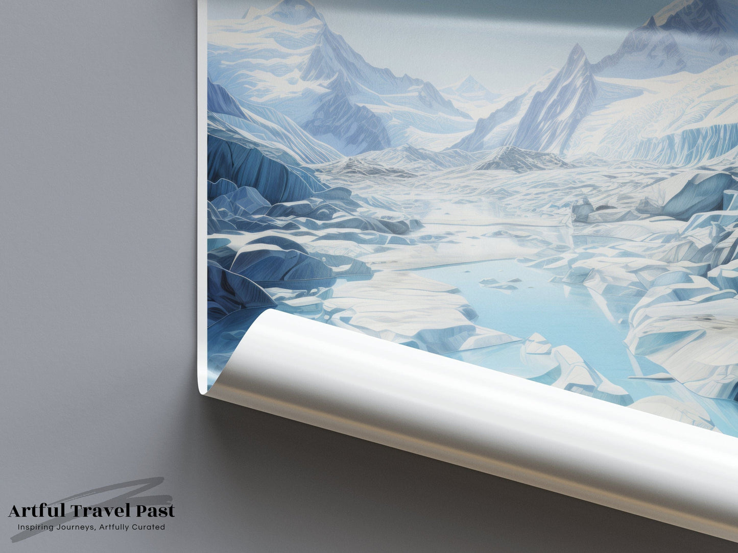 Aletsch Glacier Poster - Switzerland Wall Art
