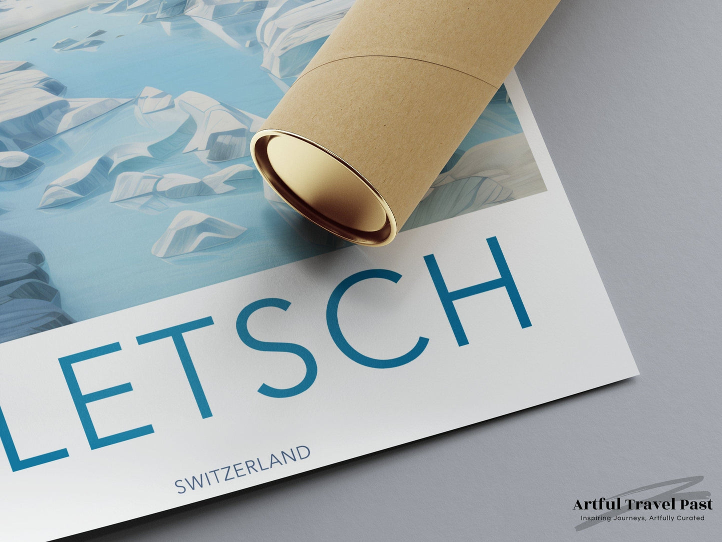 Aletsch Glacier Poster - Switzerland Wall Art