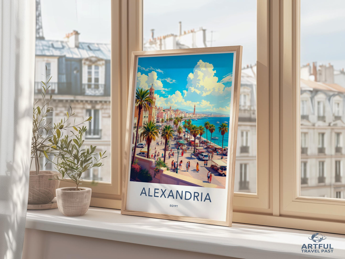 Alexandria Poster - Egypt Wall Art