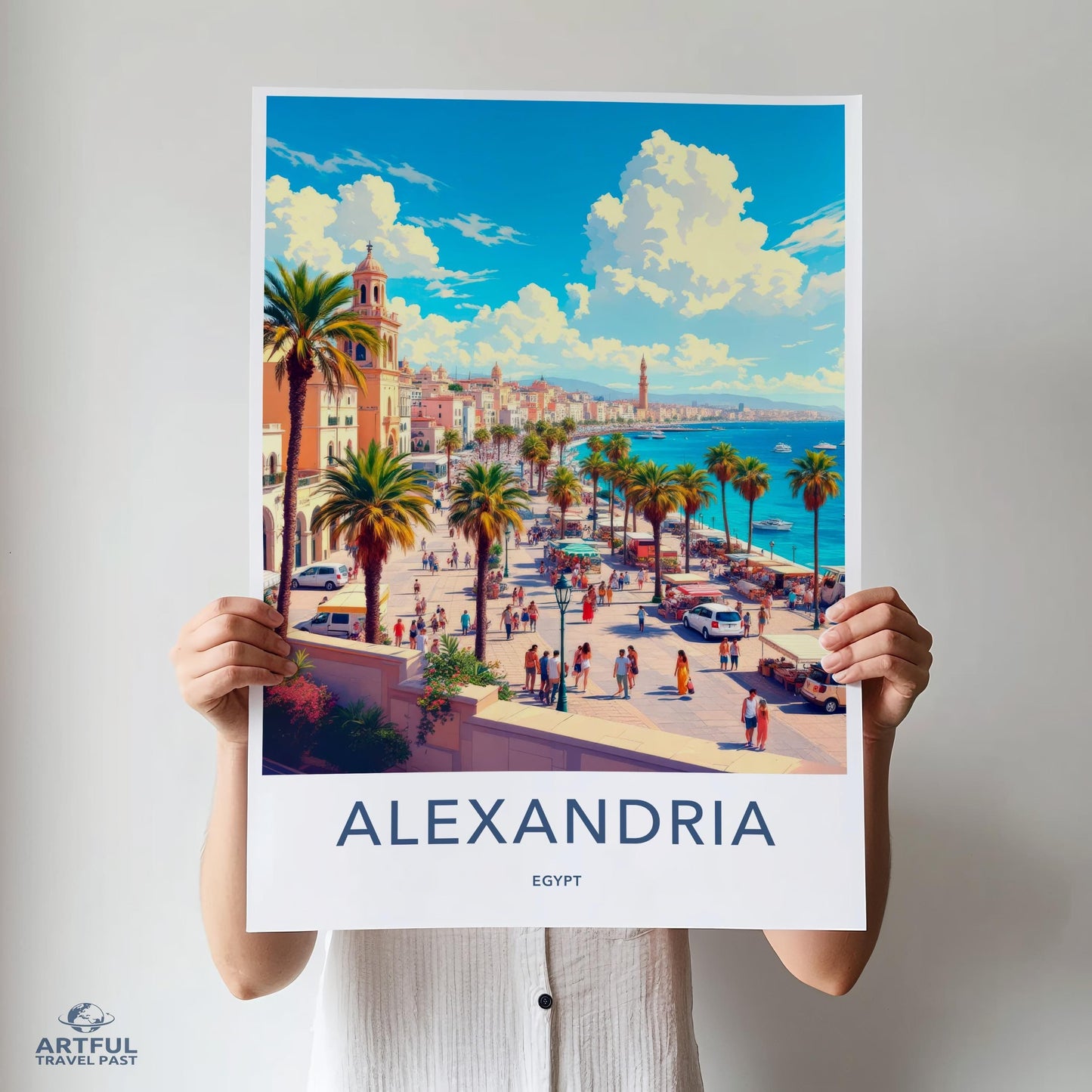 Alexandria Poster - Egypt Wall Art