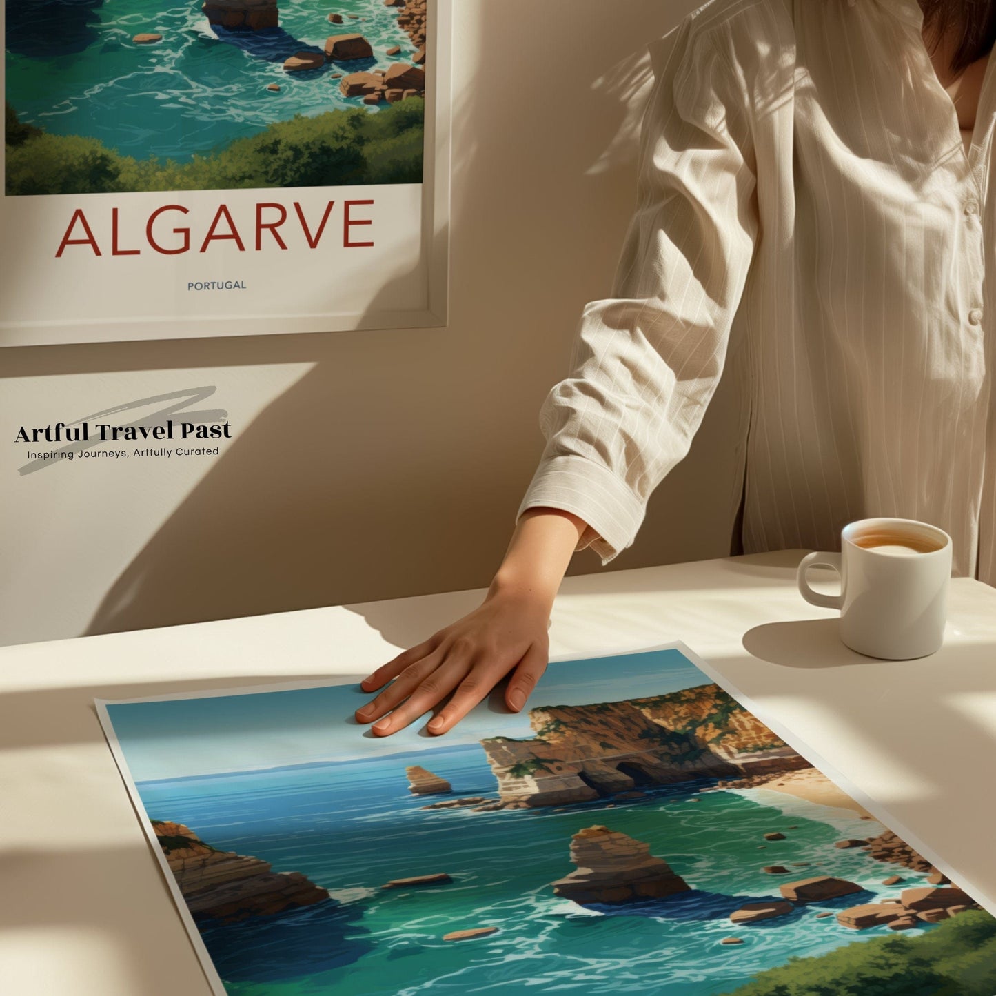 Algarve Poster | Portugal Wall Art | Europe Decor