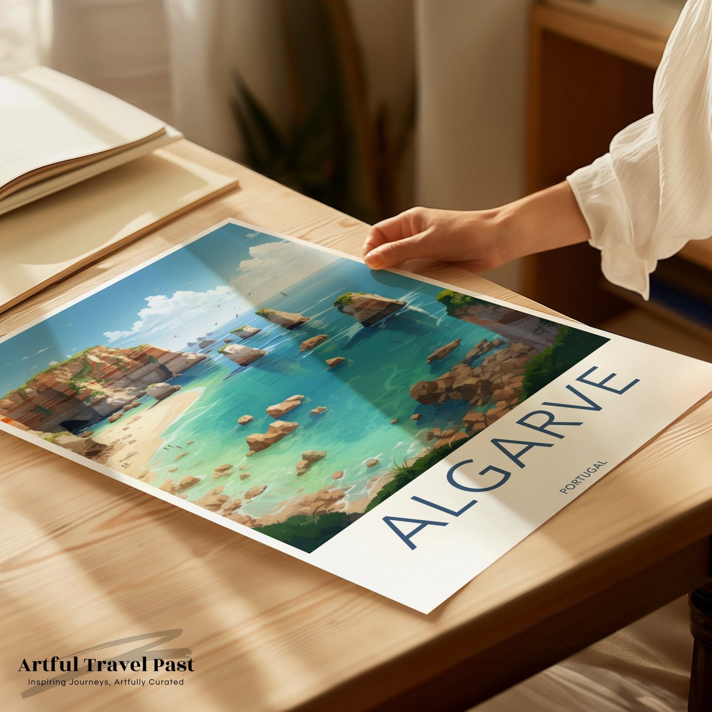 Algarve Poster | Portugal Wall Art | Europe Decor