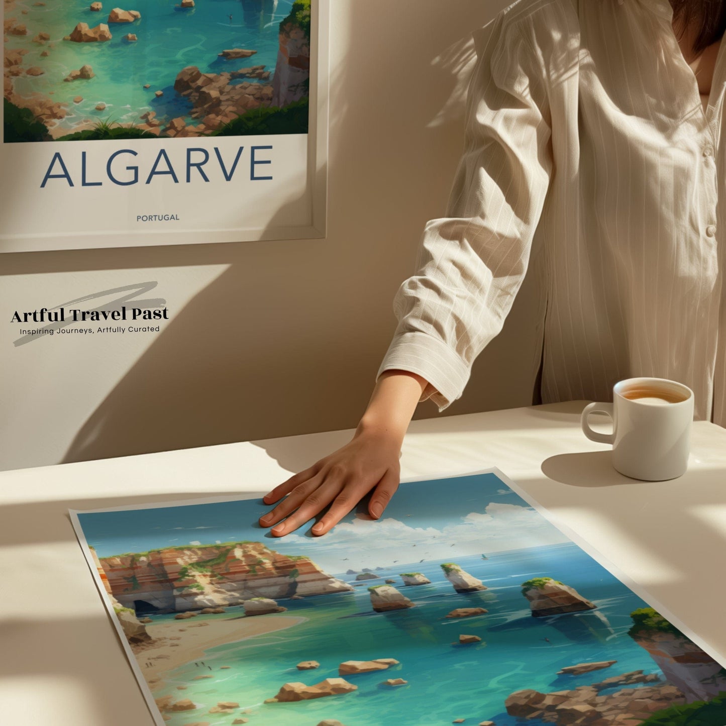 Algarve Poster | Portugal Wall Art | Europe Decor