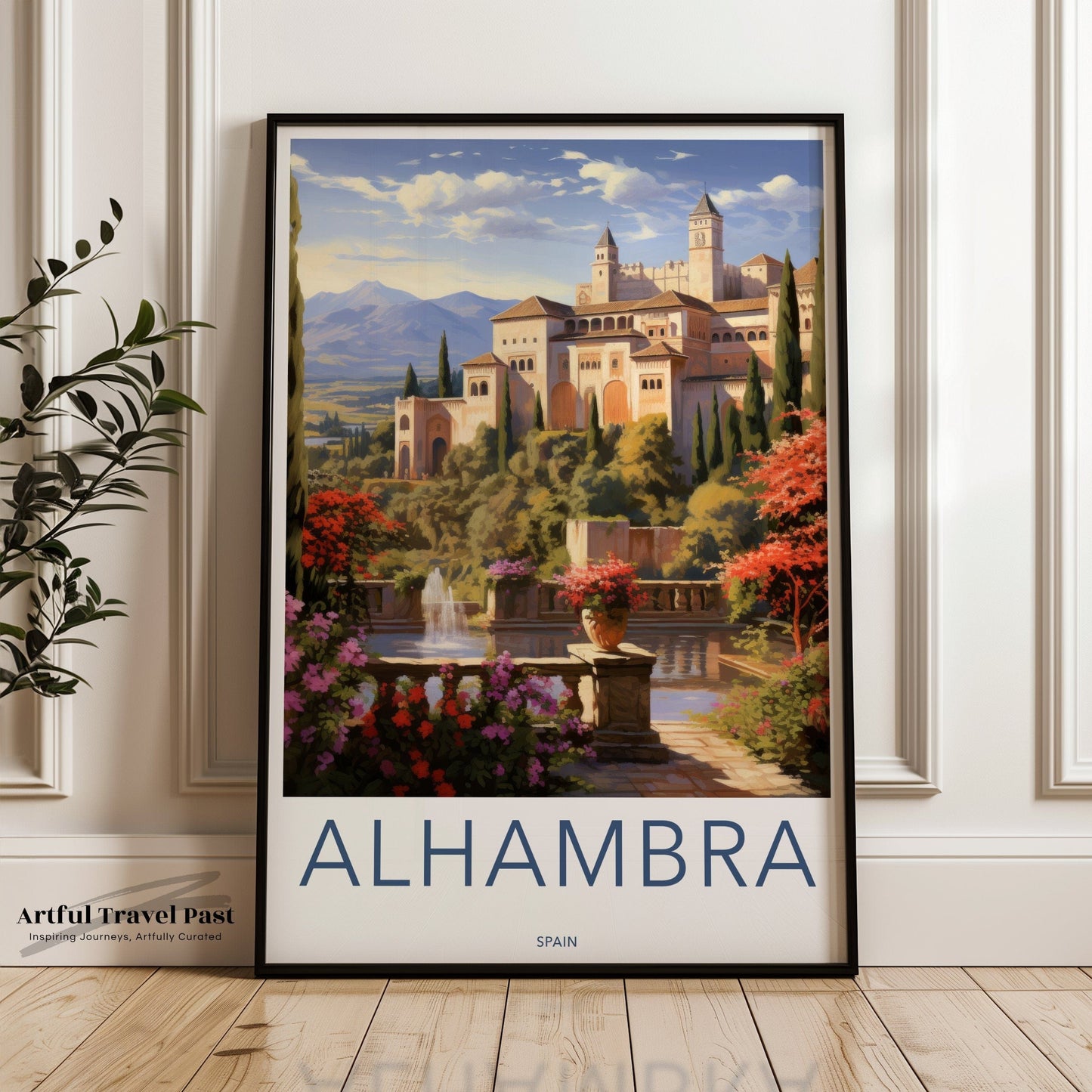 Alhambra Poster - Spain Wall Art