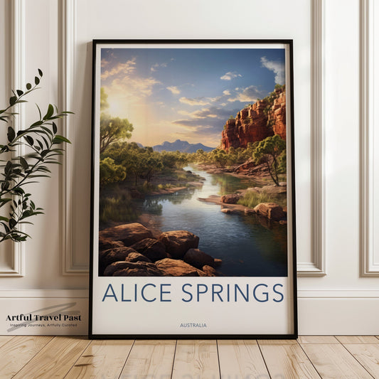 Alice Springs Poster - Australia Wall Art