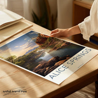 Alice Springs Poster - Australia Wall Art