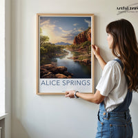 Alice Springs Poster - Australia Wall Art