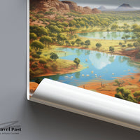 Alice Springs Poster - Australia Wall Art