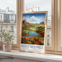 Alice Springs Poster - Australia Wall Art
