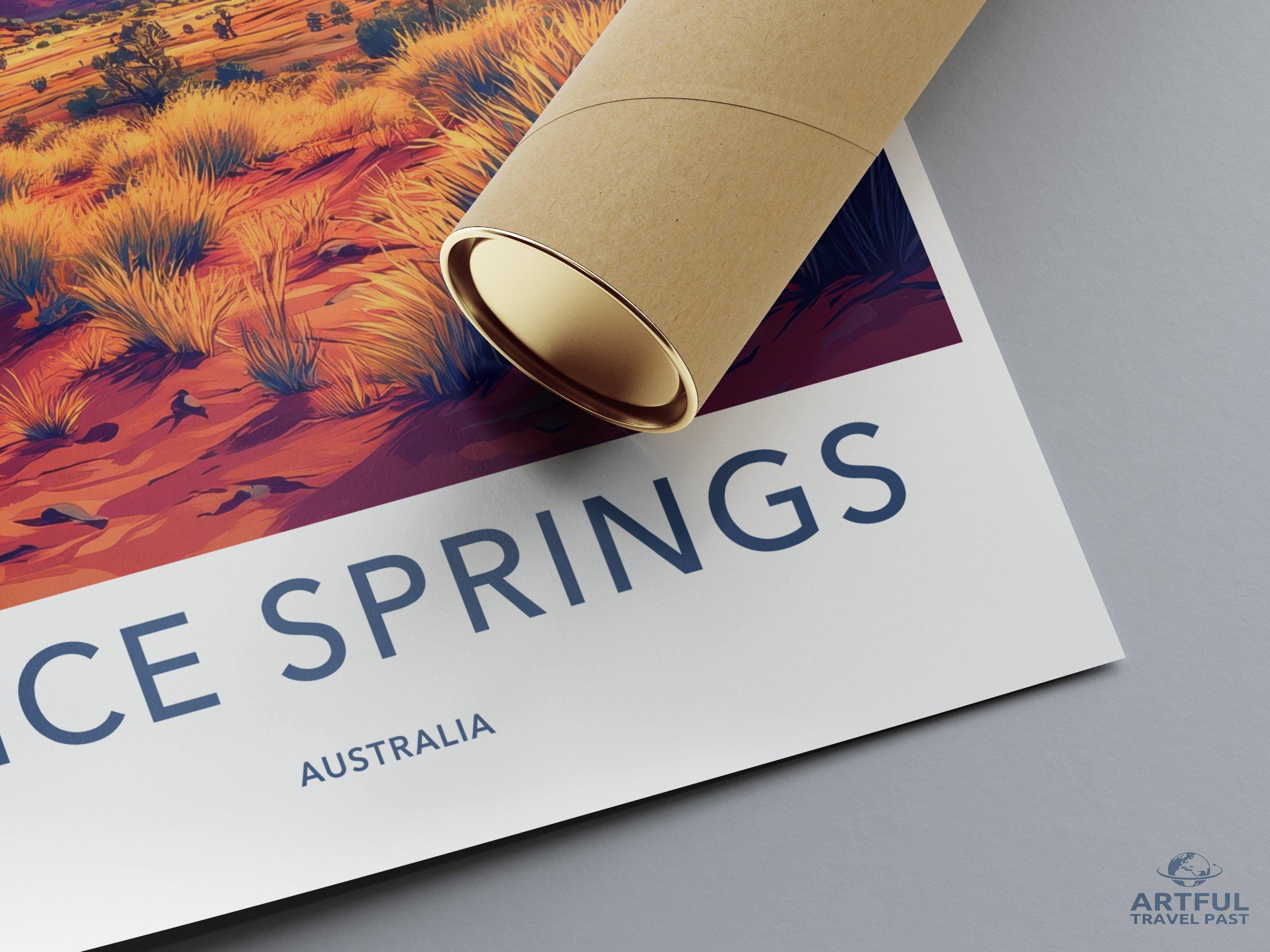 Alice Springs Poster - Australia Wall Art