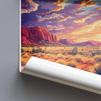 Alice Springs Poster - Australia Wall Art