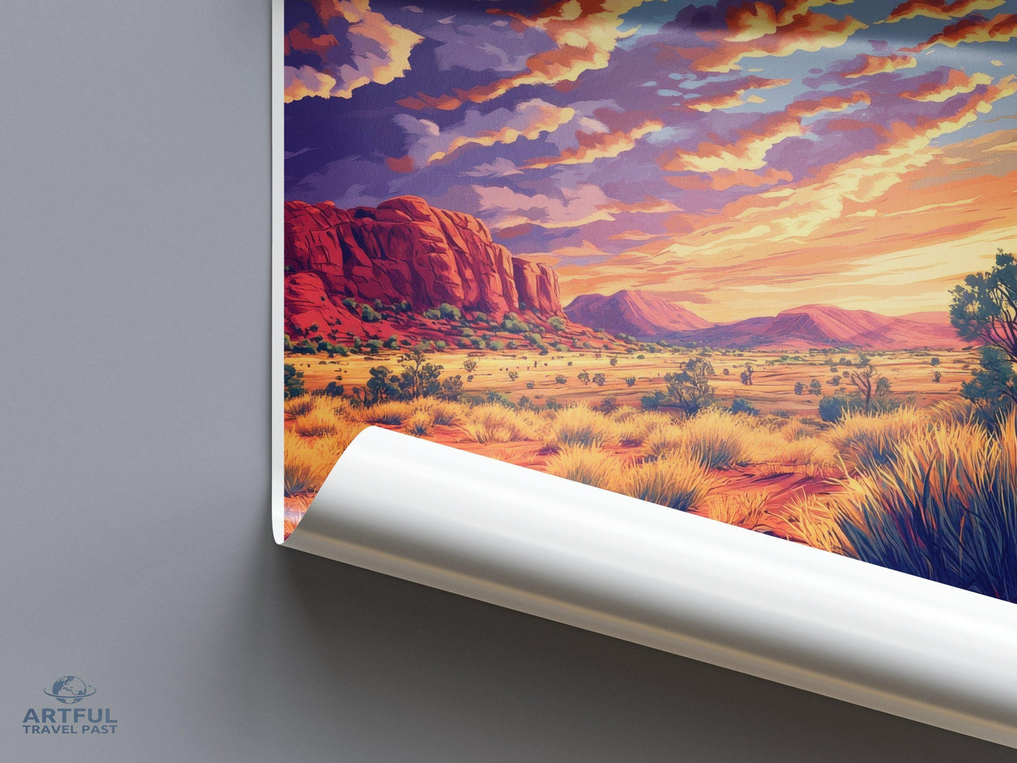 Alice Springs Poster - Australia Wall Art