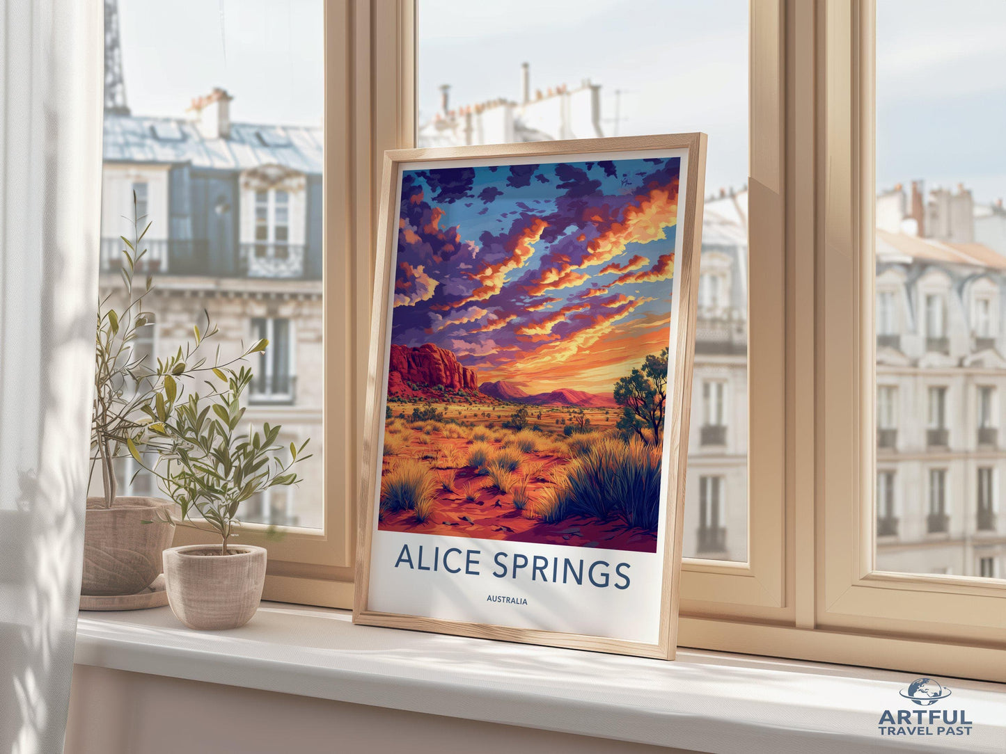 Alice Springs Poster - Australia Wall Art