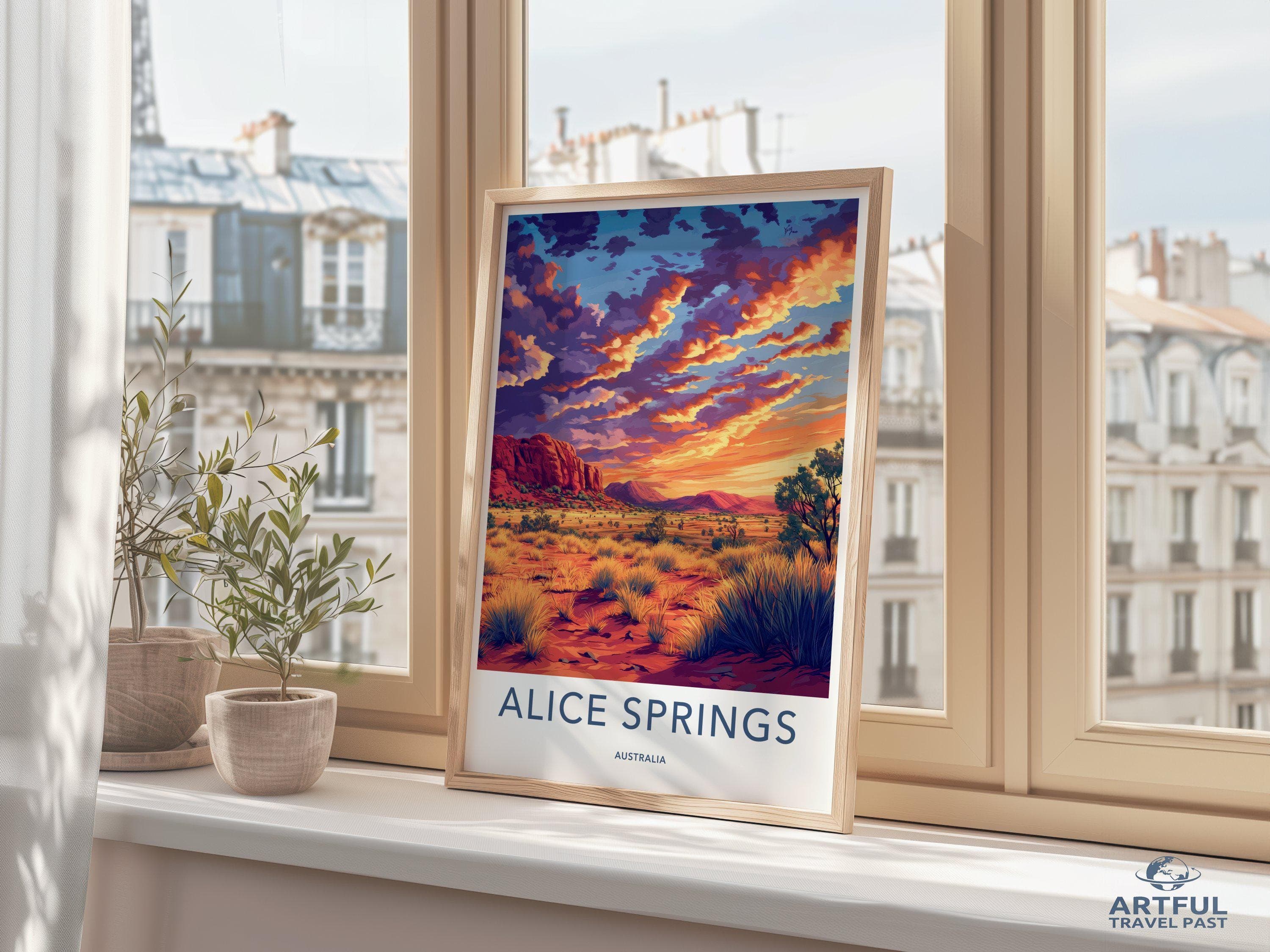 Alice Springs Poster - Australia Wall Art