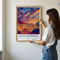 Alice Springs Poster - Australia Wall Art