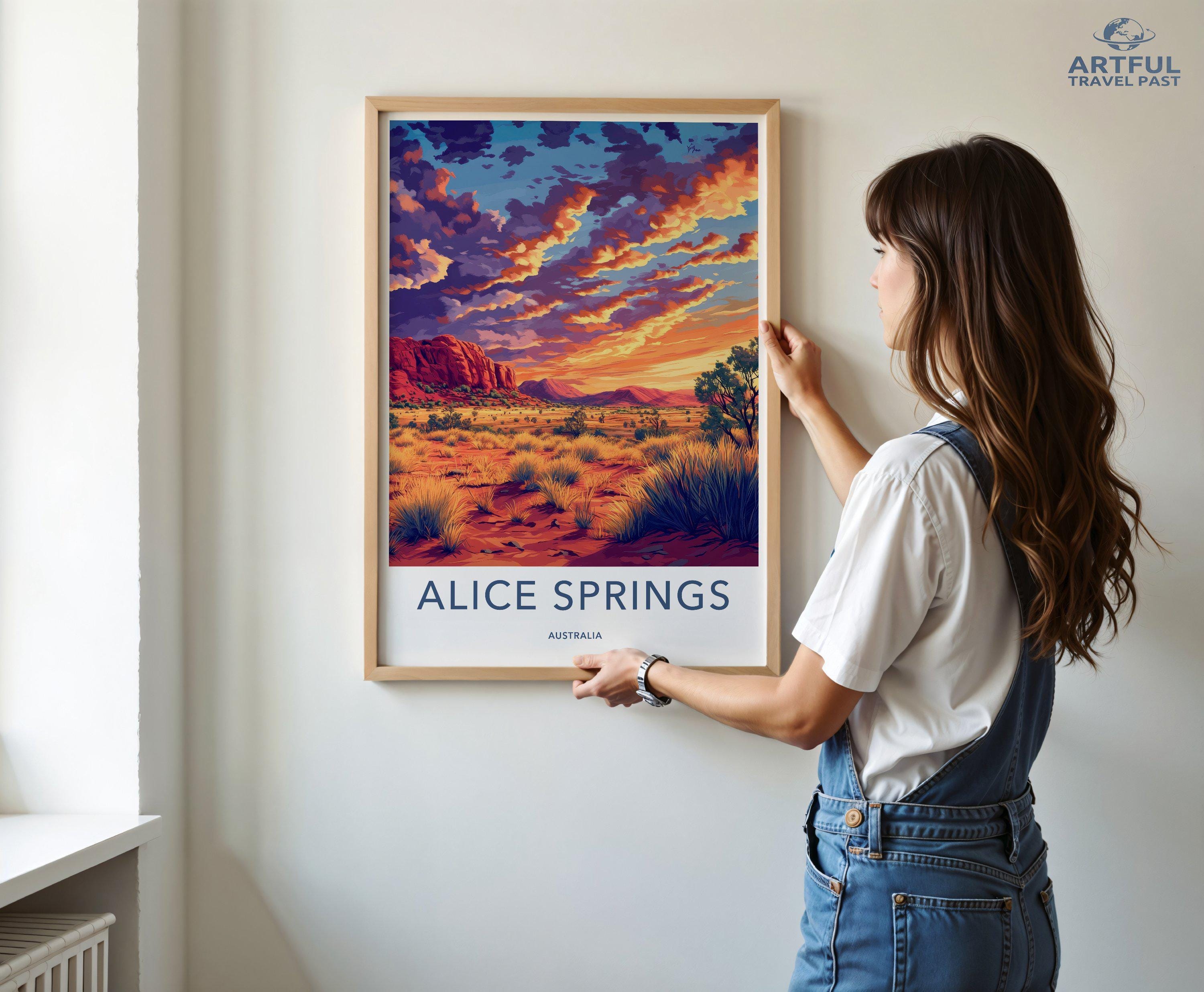 Alice Springs Poster - Australia Wall Art