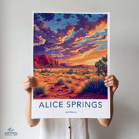Alice Springs Poster - Australia Wall Art