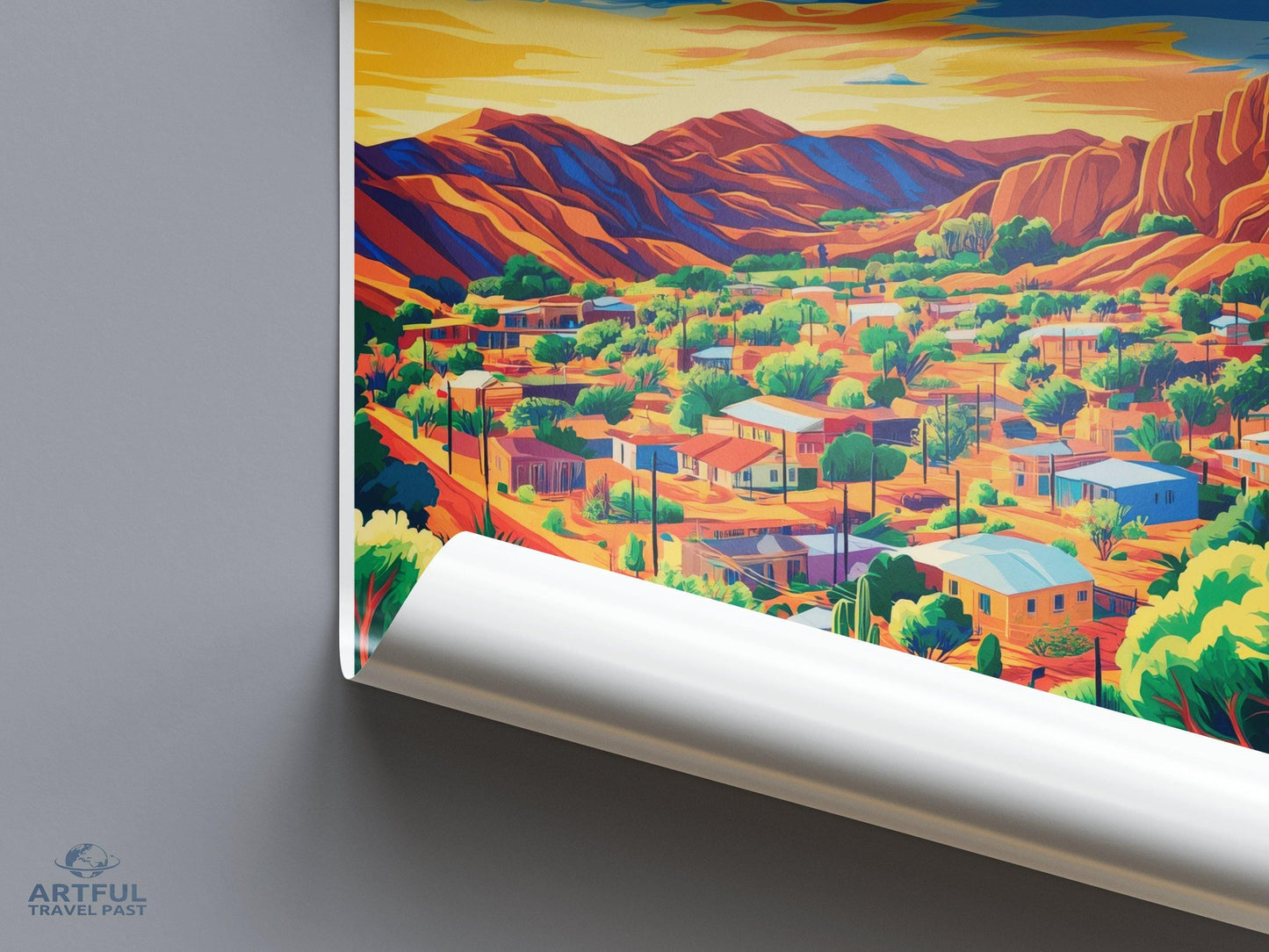 Alice Springs Poster - Australia Wall Art