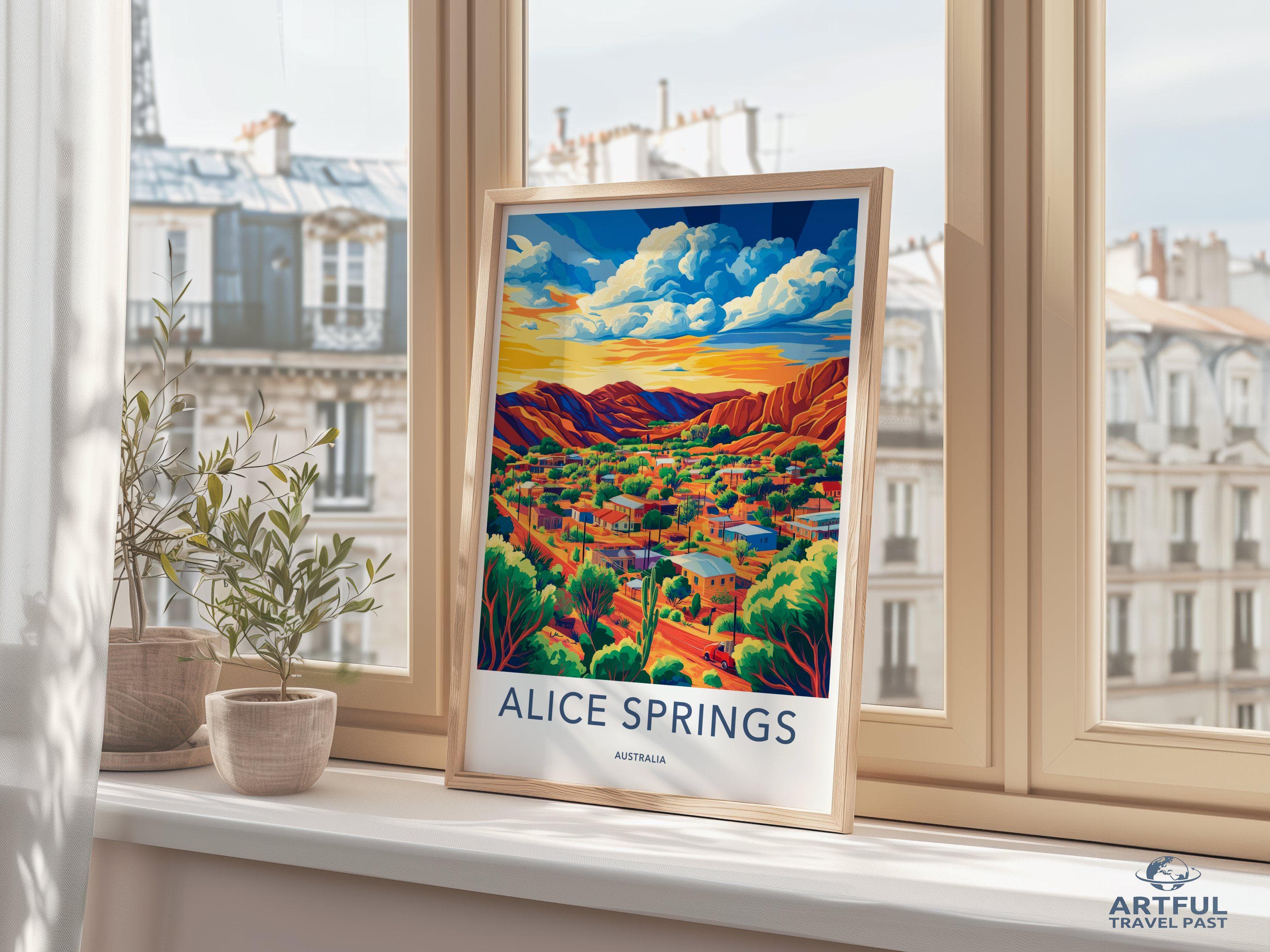 Alice Springs Poster - Australia Wall Art